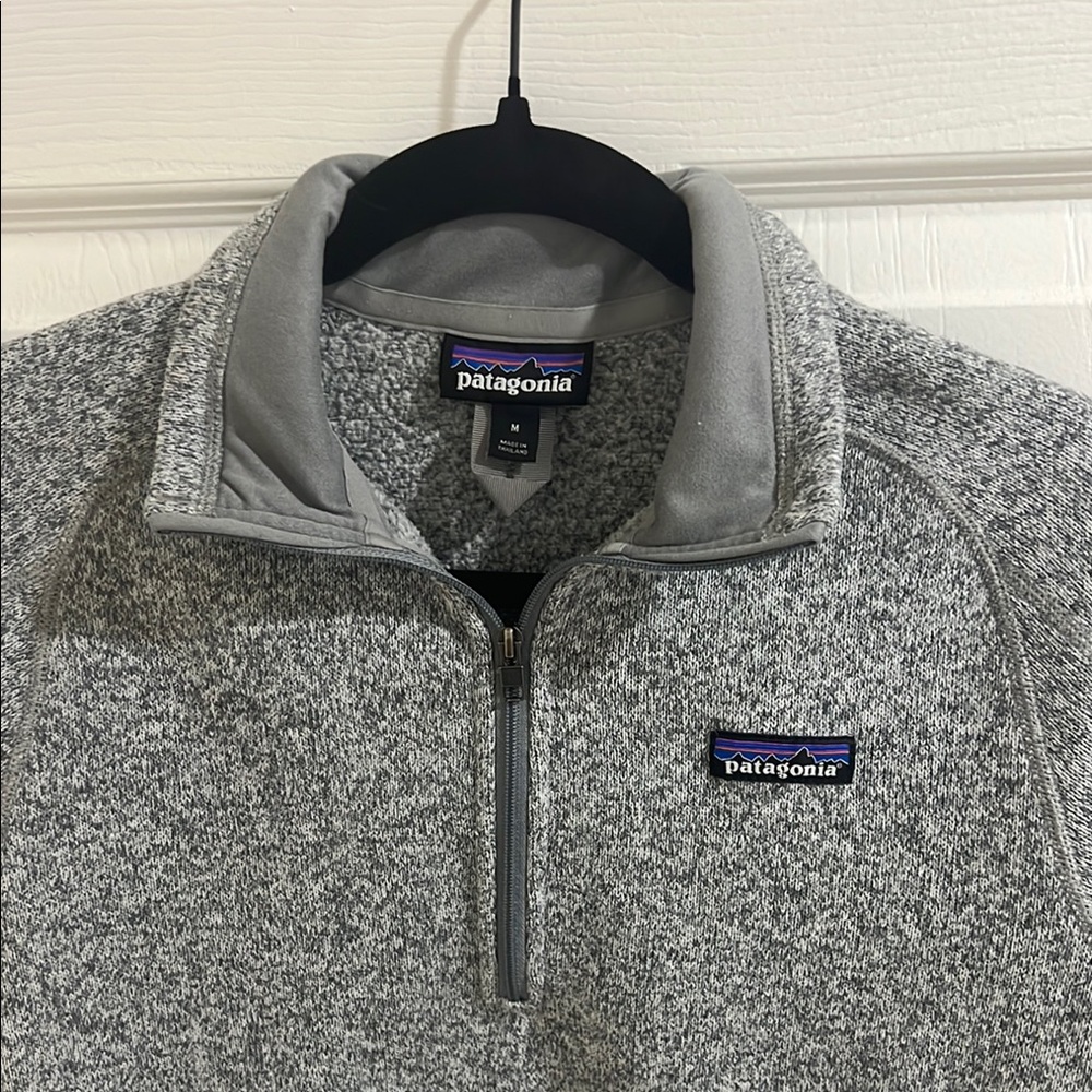 Patagonia Zip-Up Sweater in Heather Gray